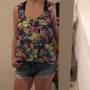 Floral tank from Nordstrom